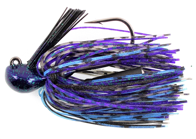 Picture of Stanley 1/2 Oz. Rattling Casting Jig, Bad Whiskey, Hand Tied