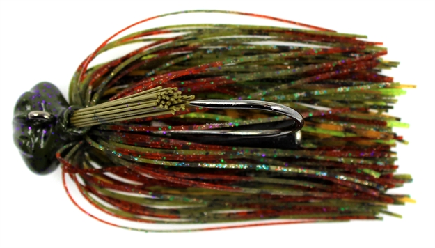 Picture of Stanley 1/2 Oz. Stanley's Stand-Up Football Jig, Witches Brew, Hand Tied