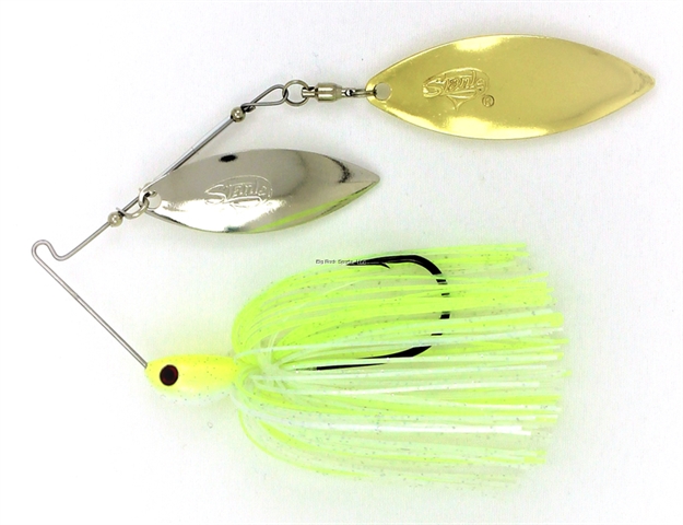 Picture of Stanley 1/2 Oz. Vibra Shaft Hand Tied, Chart/White, DW N/G