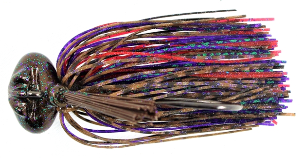 Picture of Stanley 1 Oz. Stanley's Stand-Up Football Jig, Plum Tasty, Hand Tied