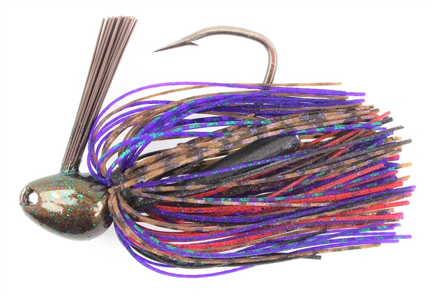 Picture of Stanley 3/4 Oz. Big Nasty Jig, Plum Tasty, Hand Tied