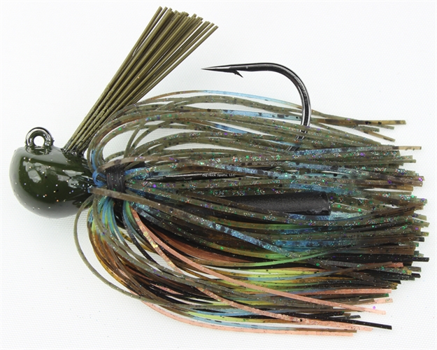 Picture of Stanley 3/4 Oz. Rattling Casting Jig, Perfect Blue Gill, Hand Tied