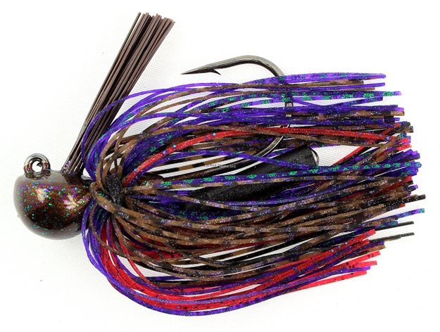 Picture of Stanley 3/4 Oz. Rattling Casting Jig, Plum Tasty, Hand Tied