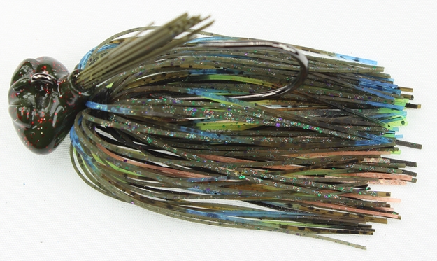 Picture of Stanley 3/4 Oz. Stanley's Stand-Up Football Jig, Perfect Blue Gill, Hand Tied