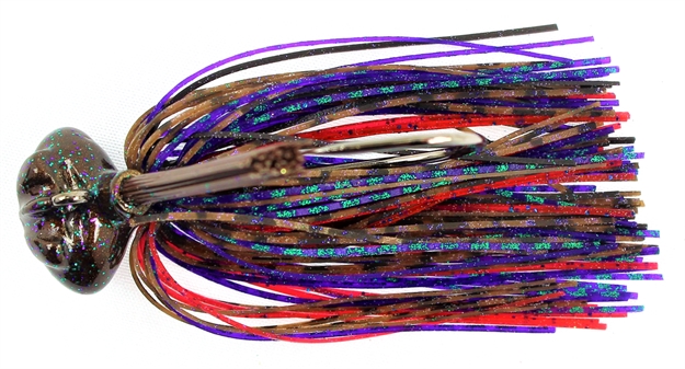Picture of Stanley 3/4 Oz. Stanley's Stand-Up Football Jig, Plum Tasty, Hand Tied