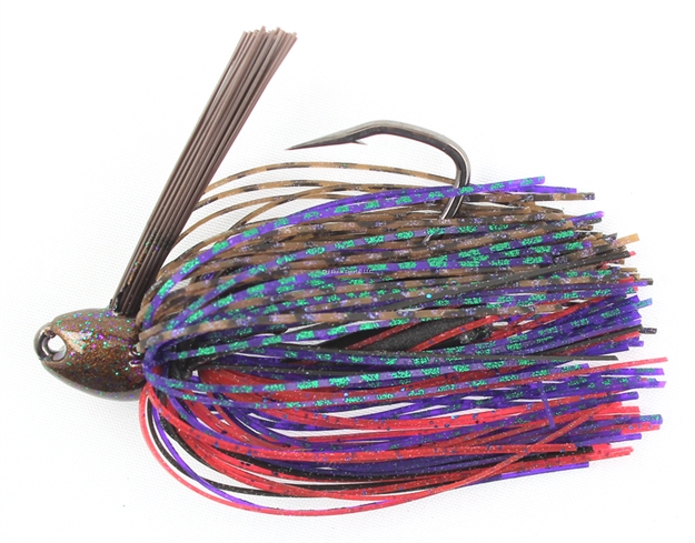 Picture of Stanley 3/8 Oz. Big Nasty Jig, Plum Tasty, Hand Tied