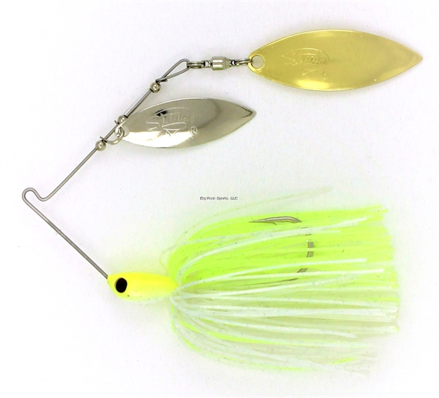 Picture of Stanley 3/8 Oz. Vibra Shaft Hand Tied, Chart/White, DW N/G