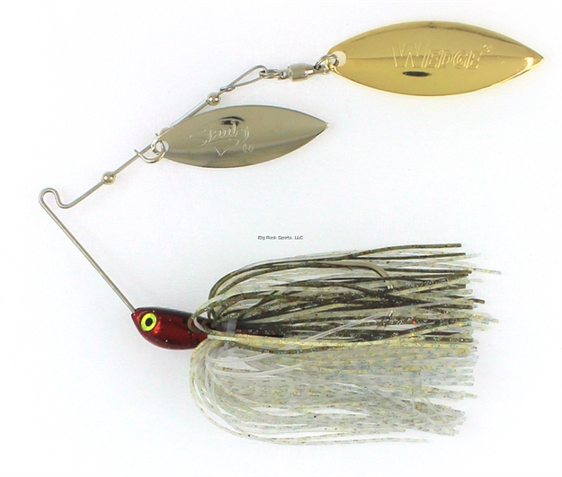 Picture of Stanley 3/8 Oz. Vibra Wedge Code Red Hand Tied, Hickory Shad, Dw-N/G