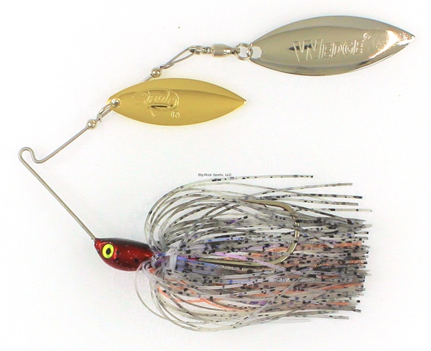 Picture of Stanley 3/8 Oz. Vibra Wedge Code Red Hand Tied, Iridescent Shad, Dw-G/N