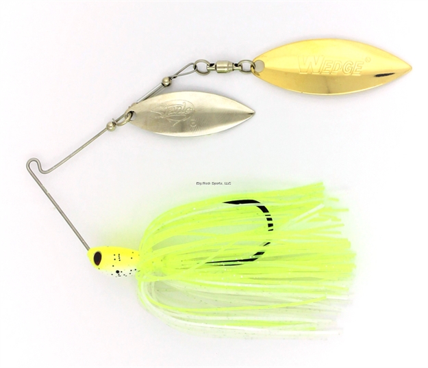 Picture of Stanley 3/8 Oz. Vibra Wedge Extreme Hand Tied, Chart/White, Dw-N/G