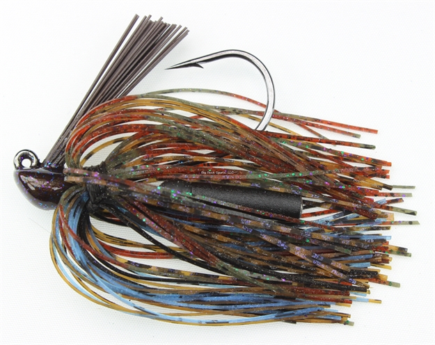 Picture of Stanley 5/16 Oz. Rattling Casting Jig, Purple Delusion, Hand Tied