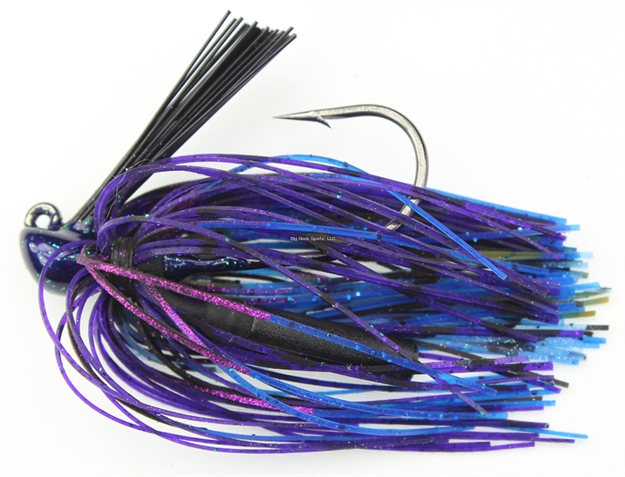 Picture of Stanley 5/16 Oz. Rattling Casting Jig, Purple Neonz, Hand Tied