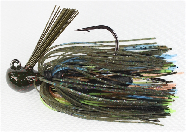 Picture of Stanley 9/16 Oz. Rattling Casting Jig, Perfect Blue Gill, Hand Tied