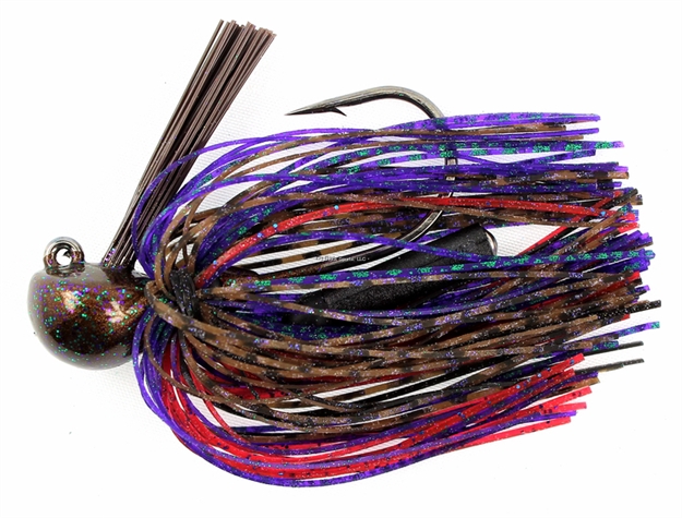 Picture of Stanley 9/16 Oz. Rattling Casting Jig, Plum Tasty, Hand Tied