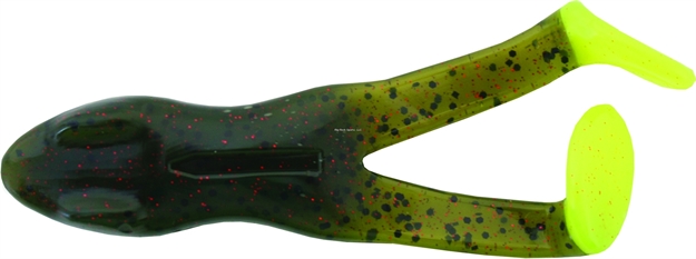 Picture of Stanley Baby Hot Feet Ribbit Frog Unrigged, 3 1/4", Watermelon Red/Chartreuse, Floating