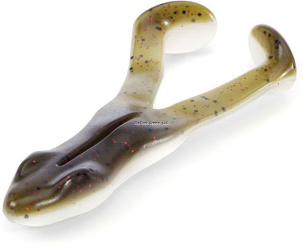 Picture of Stanley Baby Ribbit Frog Unrigged, 3 1/4", Green Pumpkin Red Pearl, Floating