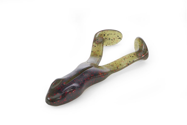 Picture of Stanley Bull Ribbit Frog Unrigged, 4 1/2", Watermelon Red Flake, Floating