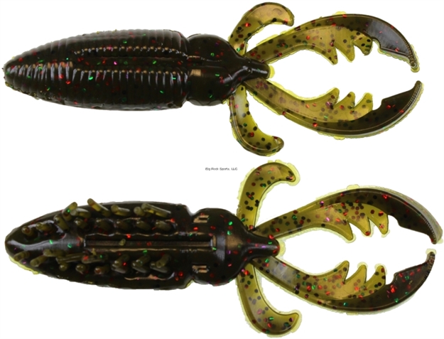 Picture of Stanley Da'bug, 4 1/4", Grn Pumpkin-Red-Grn-Purple Flake, 6Pk