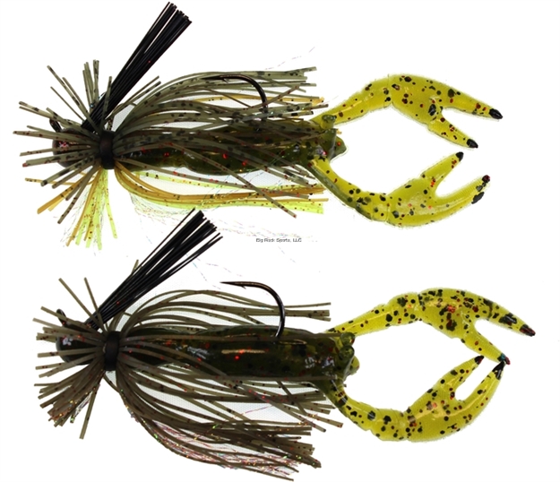Picture of Stanley Finesse Jig-1/4 Oz. -  Pumpkin/Green/Chart, 2Pk