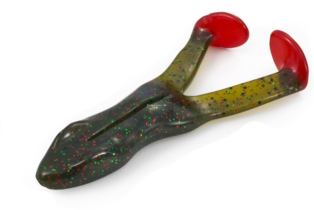 Picture of Stanley Hot Feet Ribbit Frog Unrigged, 3 1/2", Christmas Tree/Red, Floating