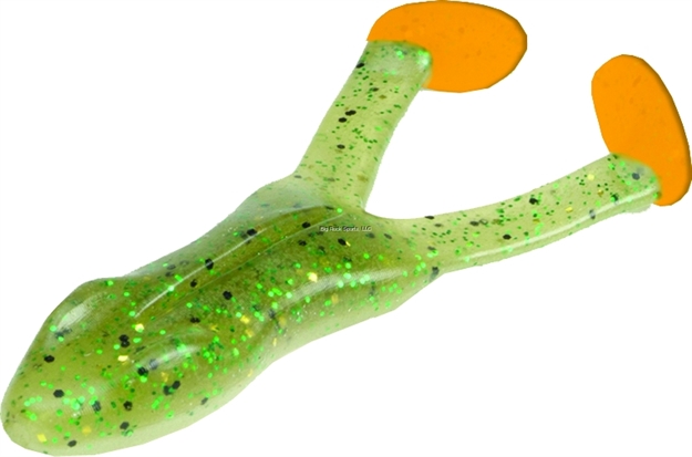Picture of Stanley Hot Feet Ribbit Frog Unrigged, 3 1/2", Firetiger/Orange, Floating