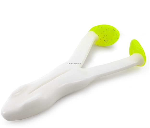 Picture of Stanley Hot Feet Ribbit Frog Unrigged, 3 1/2", White/Chartreuse, Floating
