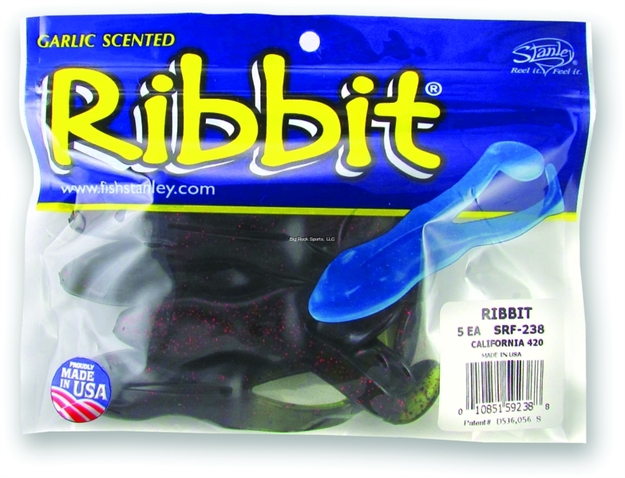 Picture of Stanley The Original Ribbit Frog Unrigged, 3 1/2", California 420, Floating