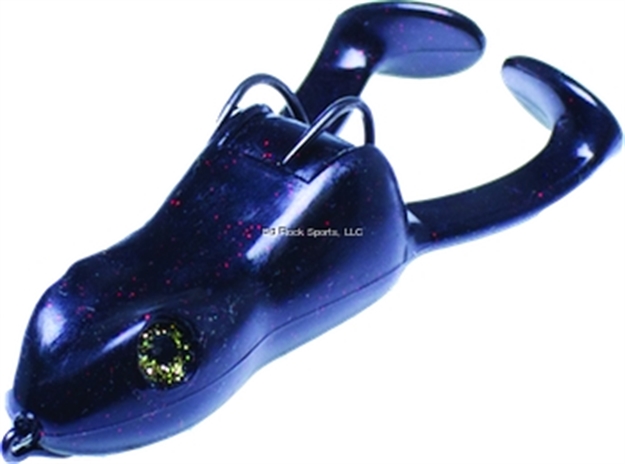 Picture of Stanley Top Toad Rigged Hollow Body Frog, 4", 1 3/4 Oz, 5/0 Hook, Black, Floating, 1 Rig + 1 Spare