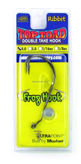 Picture of Stanley Unweighted Double Take Ribbit Hook, Size 4/0, 5 Per Pack