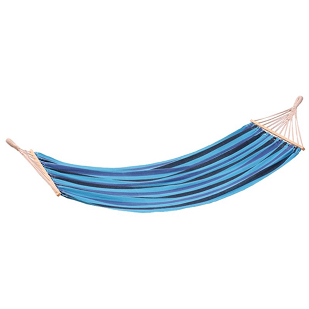 Picture of Stansport Bahamas Cotton Hammock-Single-Blue-78In X 37In