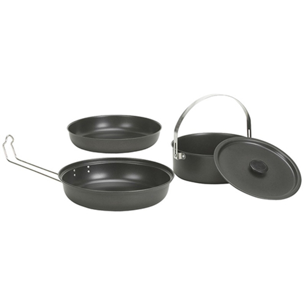 Picture of Stansport Black Granite Steel Mess Kit