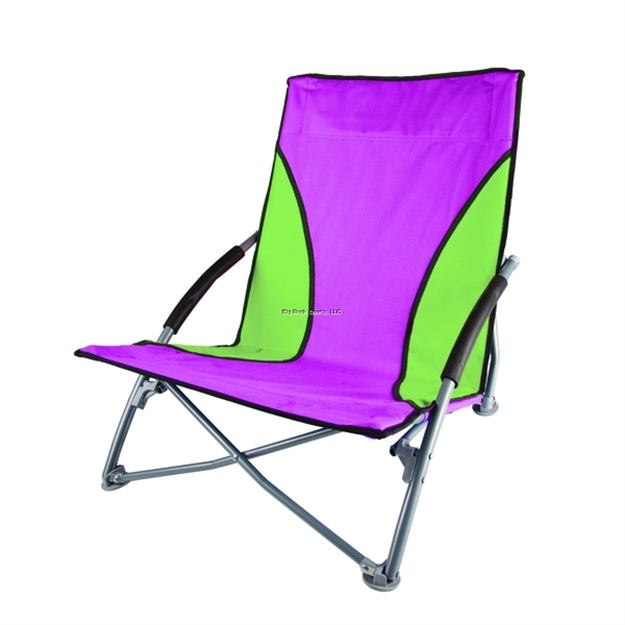 Picture of Stansport Low Profile Sand Chair - Purple/Green