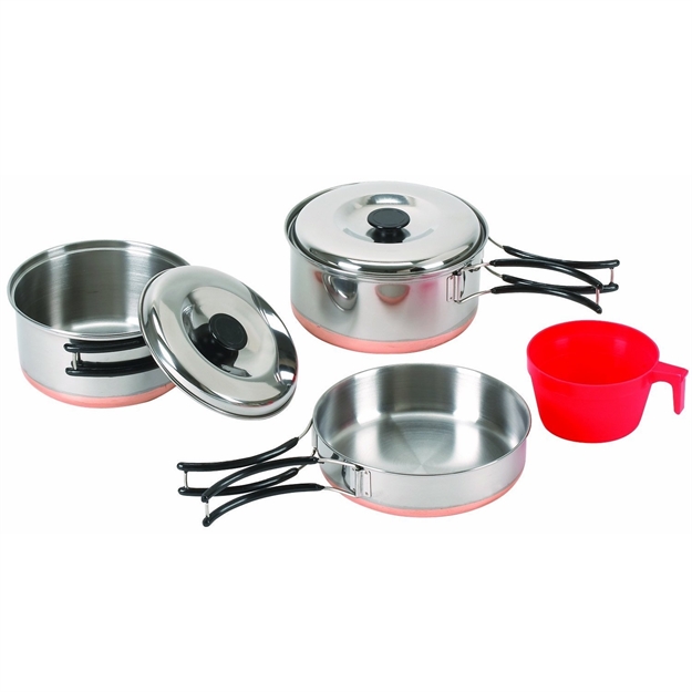 Picture of Stansport One Person Stainless Steel Cook Set