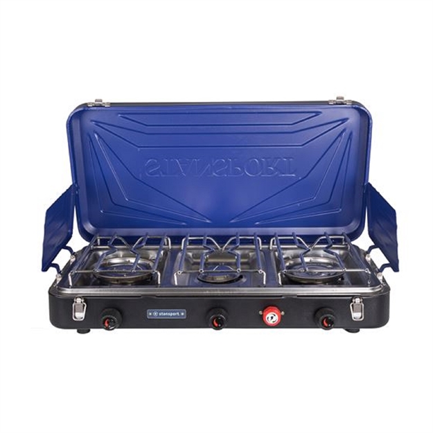Picture of Stansport Outfitter Series 3-Burner Propane Stove Blue