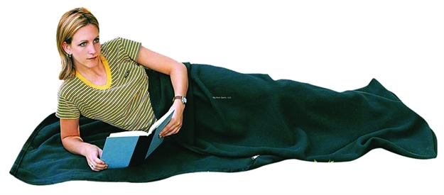 Picture of Stansport Fleece Sleeping Bag - 32 IN X 75 IN - Green