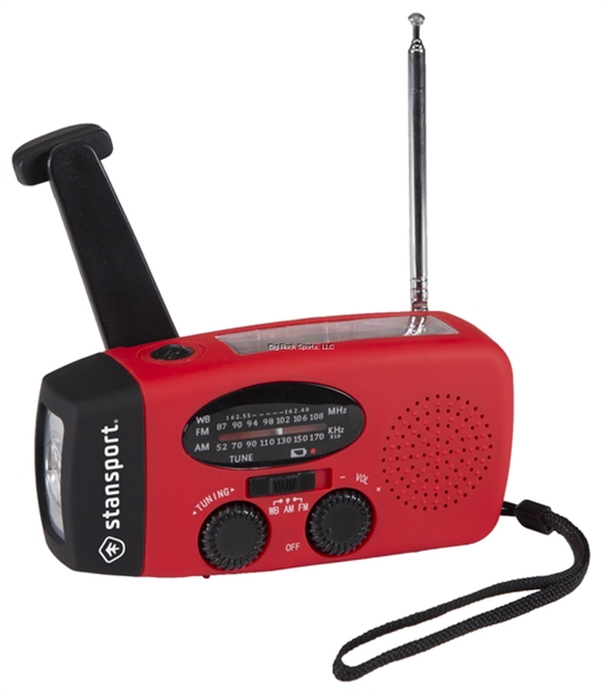 Picture of Stansport Solar Dynamo Radio Am-Fm-Wb Crank Radio-Flashlight