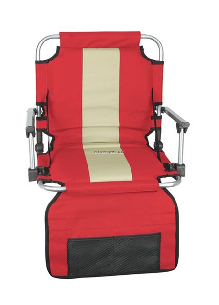 Picture of Stansport Stadium Seat With Arms - Red