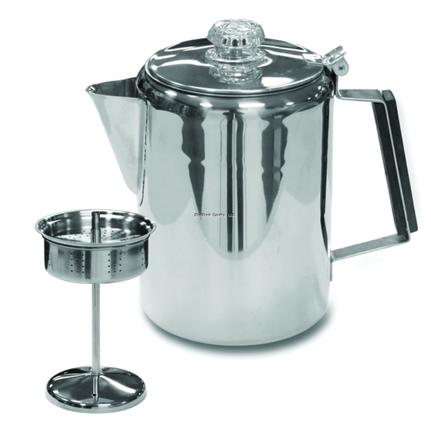 Picture of Stansport Stainless Steel Percolator Coffee Pot - 9 Cup