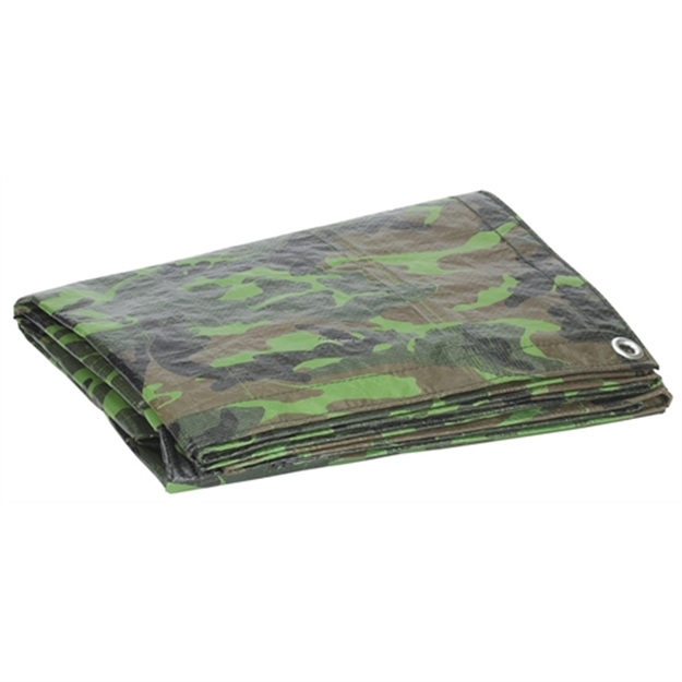 Picture of Stansport Rip Stop Tarp - 12 FT X 16 FT - Woodland Camo