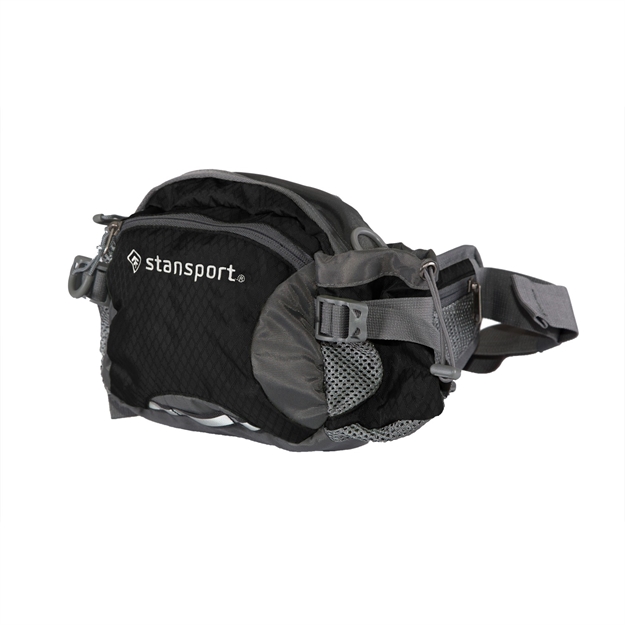 Picture of Stansport Waist/Shoulder Pack W/Bottle Holder Black 5 Liter