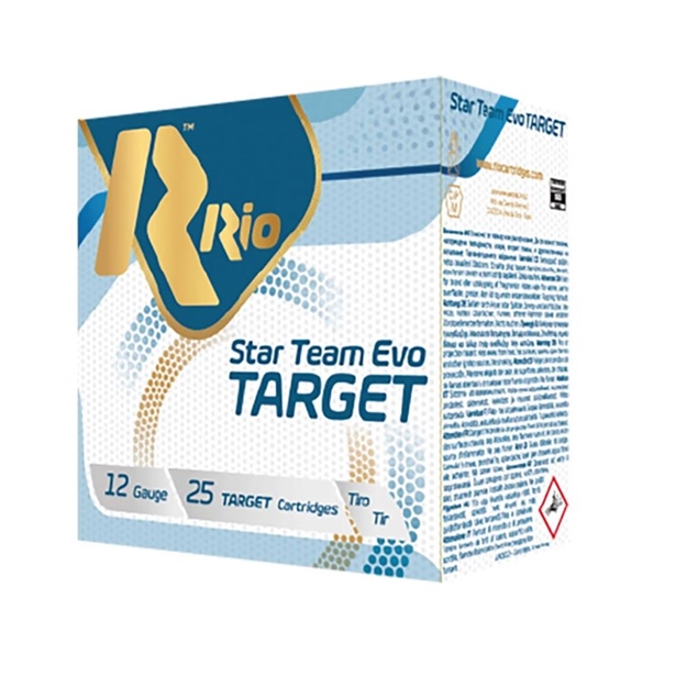 Picture of Star Team Target 28 Light 12Ga 2-3/4'' #7.5 Shotgun Ammo  Cartridge For Competition Sports Shooting  Rio’S Star Team Evo Cartridges Are Manufactured WI 430110500 -