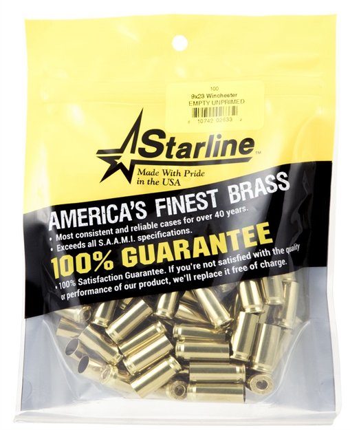 Picture of Starline Brass Star9x23wine Unprimed Cases 9X23 Winchester 100/Pack