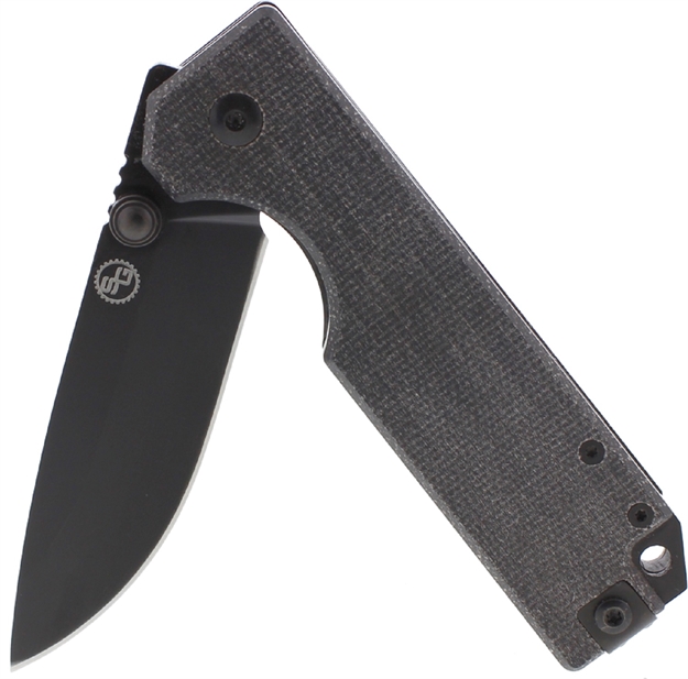 Picture of Statgear Ausus Folder 3.5In Black Blade Black Micarta Handle