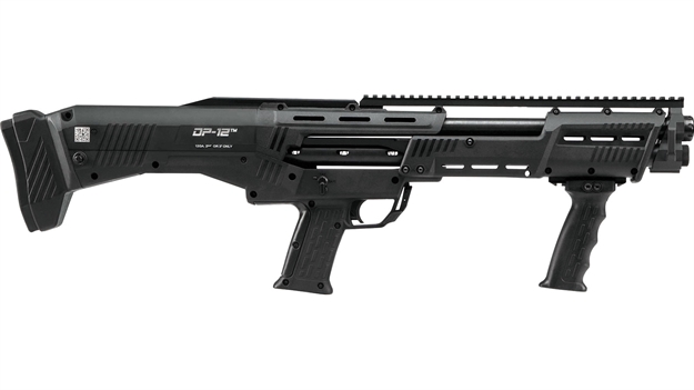 Picture of  Standard Mfg Dp12 Dp-12  12 Gauge Pump 3" 14+2 18.88" Black Double Barrel, Black Picatinny Rail Aluminum Receiver, Picatinny Handguard, Black Synthetic Stock 869481000103