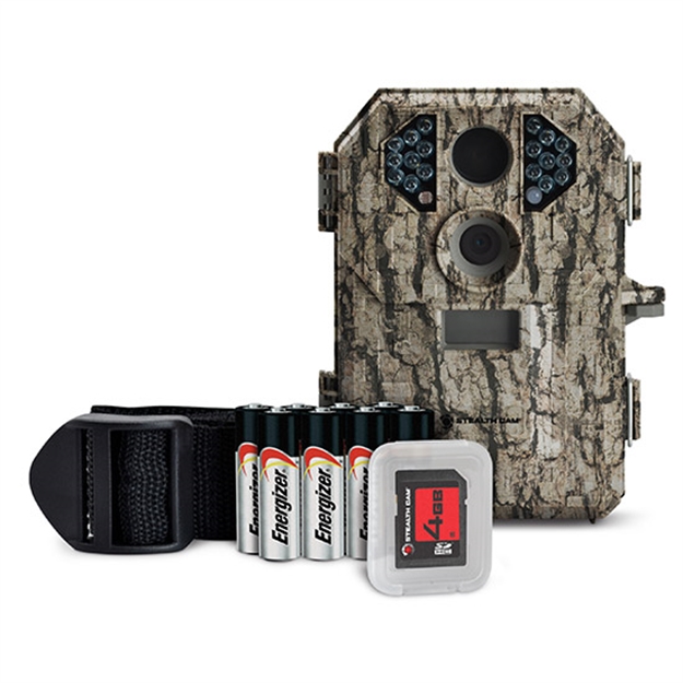 Picture of Stealth Cam Camo Combo Trail Camera, 8.0 Mp, Video Recording And Includes Batteries And SD Card