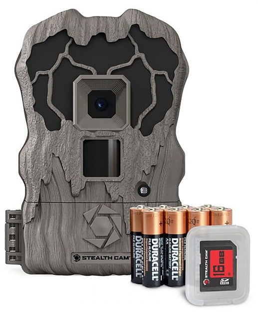 Picture of Stealth Cam Stcqv18k Qv18 Combo Brown 18Mp Image Resolution, Low Glow Flash, UP TO 32Gb SD Card Memory, Features Integrated Python Provision Lock Latch STC-QV18K
