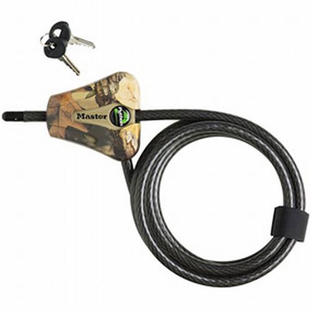 Picture of Stealth Cam Lock Python Adjustable Locking Cable 5/16" X 6' Camo