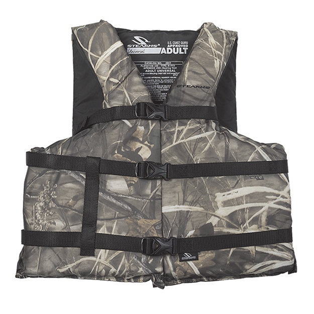Picture of Stearns Pfd Adult General Boat 2001 Nylon Universal Camo C004