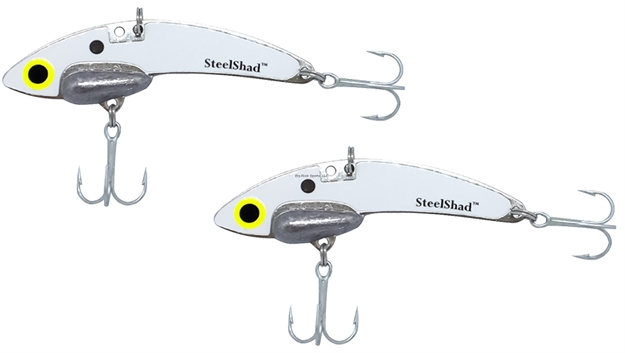 Picture of Steelshad Mini 2 Pack - White Shad