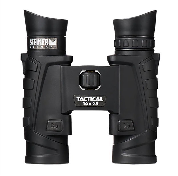 Picture of  Steiner 2004 T1028 Tactical 10X28mm Roof Prism, Fast-Close Focus, Black Makrolon W/Rubber Armor 381865045